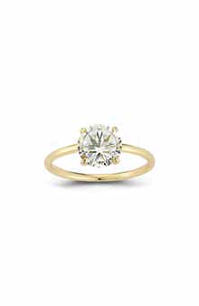 14k Gold Moissanite Ring