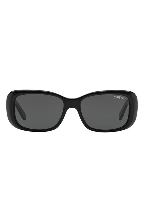 55mm Rectangular Sunglasses