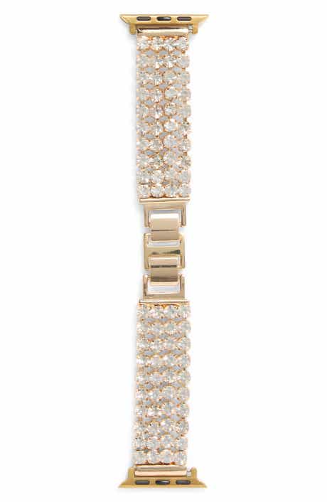 NORDSTROM RACK Crystal Chain Apple Watch® Watchband