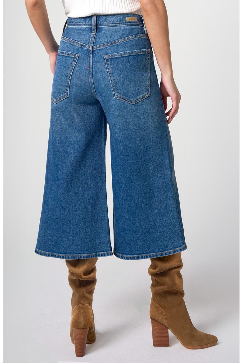 Claire High Waist Crop Wide Leg Jeans, Alternate, color, HONEY WAVE