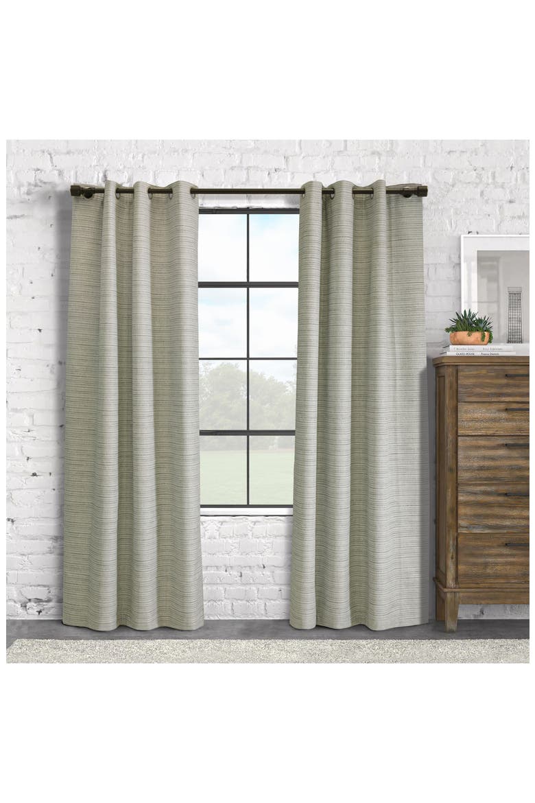 Blackout Curtain Rod Set, Alternate, color, ESPRESSO