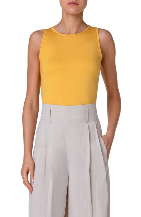 Sleeveless Stretch Modal Top