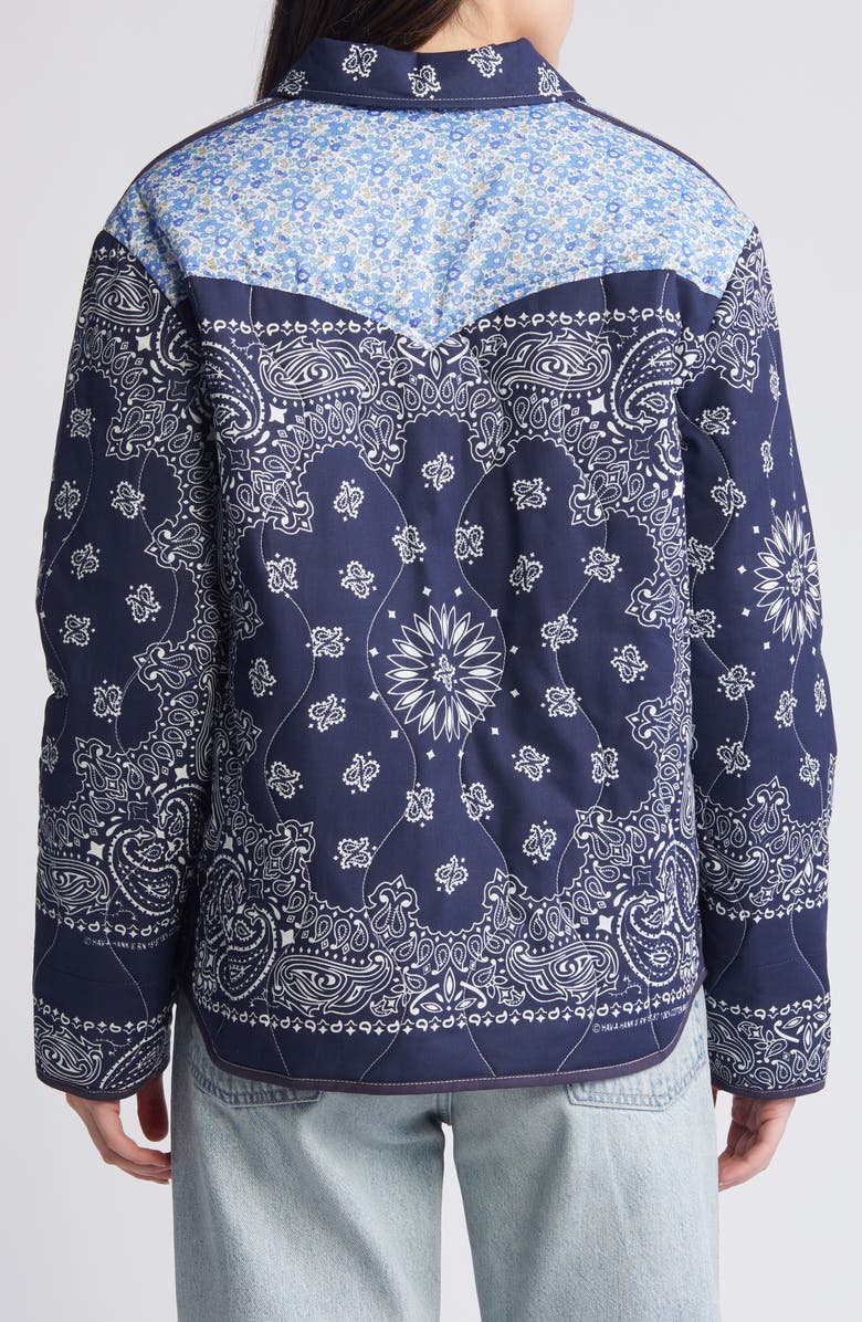 CALL IT BY YOUR NAME x Liberty London Mixed Print Quilted Jacket, Alternate, color, 