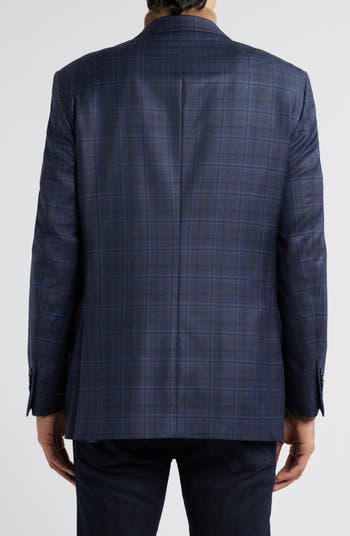 Peter Millar Flynn Classic Fit Plaid Wool Sport Coat | Nordstrom