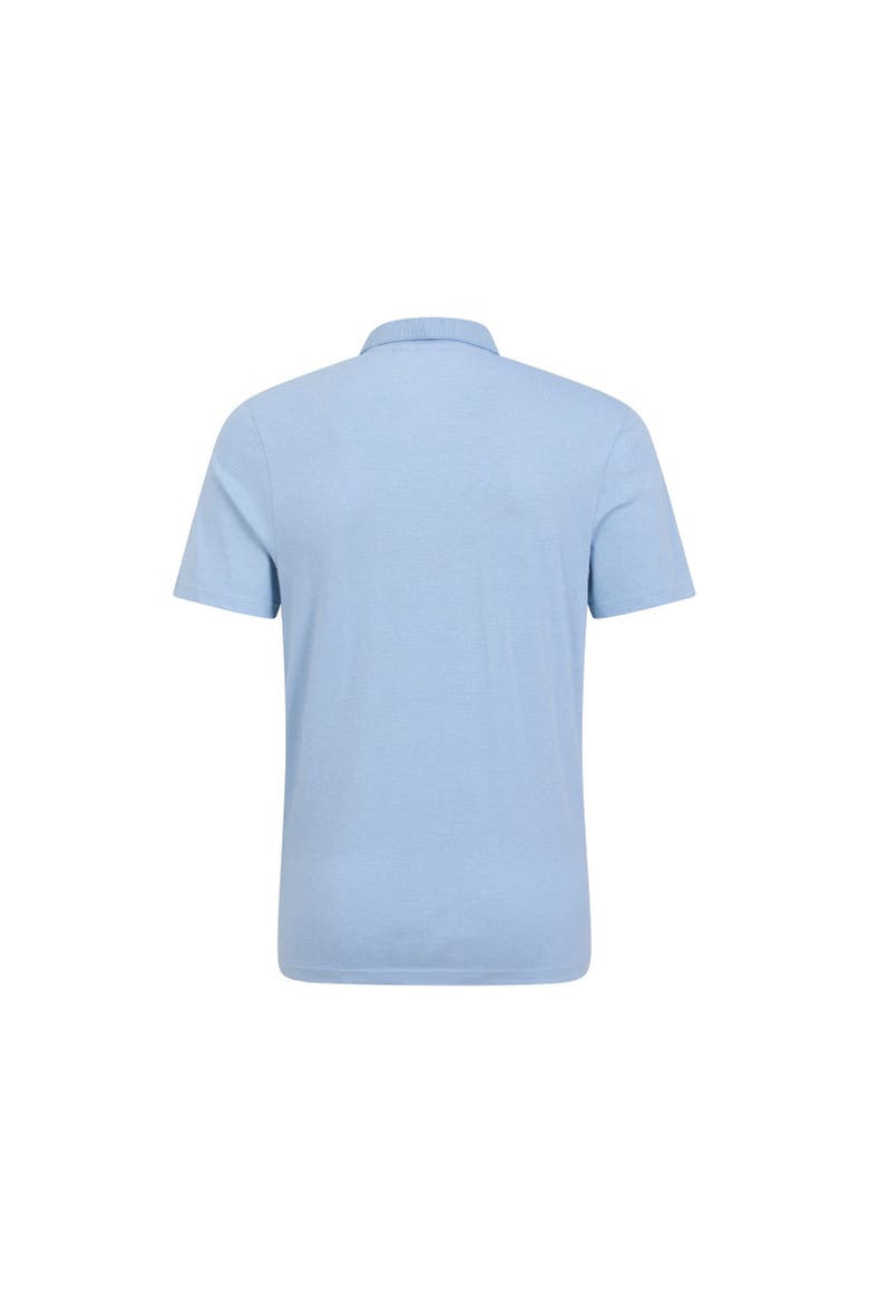 Cordyline Textured Polo Shirt, Alternate, color, Pale Blue