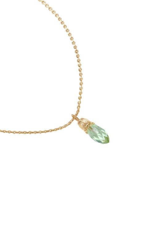 Rc Retro Chic Nut Fairy Pendant Necklace In Green