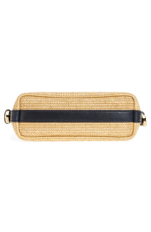 Madewell Woven Straw Shoulder Bag In Natural Multi