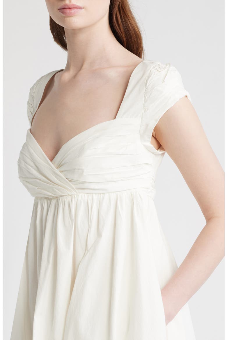 Raven Open Back Babydoll Minidress, Alternate, color, IVORY
