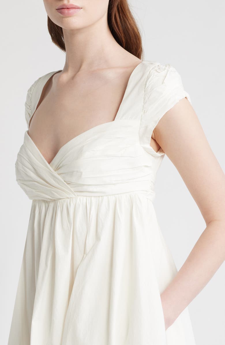 Free People Raven Open Back Babydoll Minidress, Alternate, color, Ivory