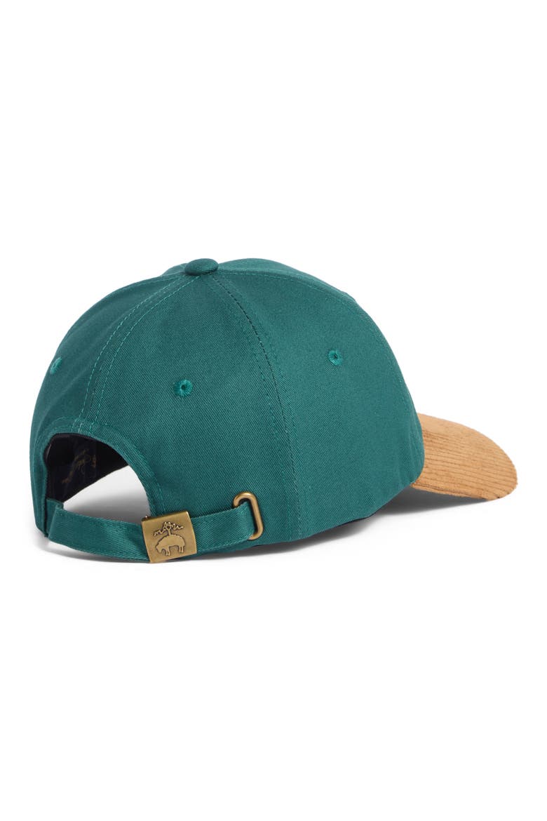 Crest Embroidered Adjustable Baseball Cap, Alternate, color, TREKKING GREEN