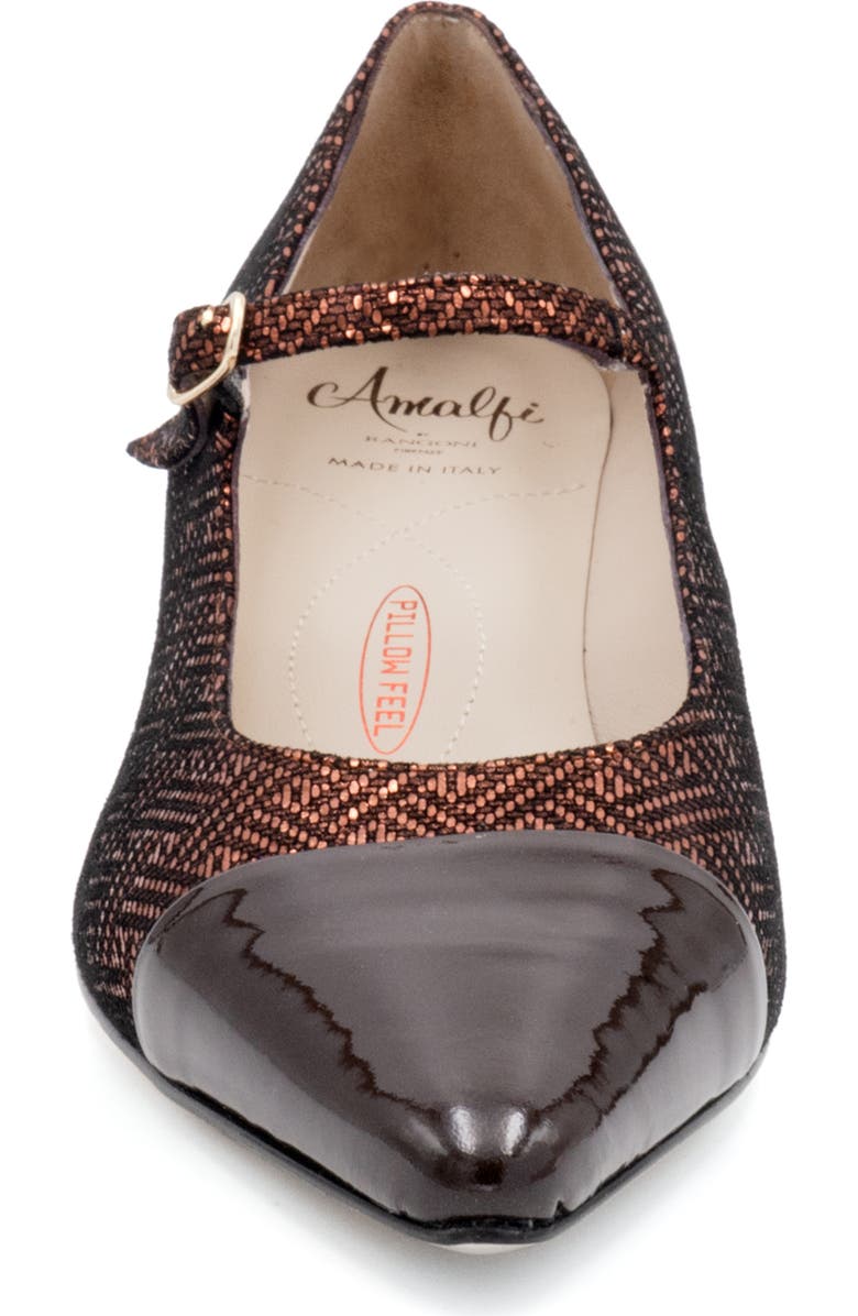 Amalfi by Rangoni Pluto Mary Jane Pointed Cap Toe Pump, Alternate, color,