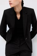 MANGO Notch Collar Blazer