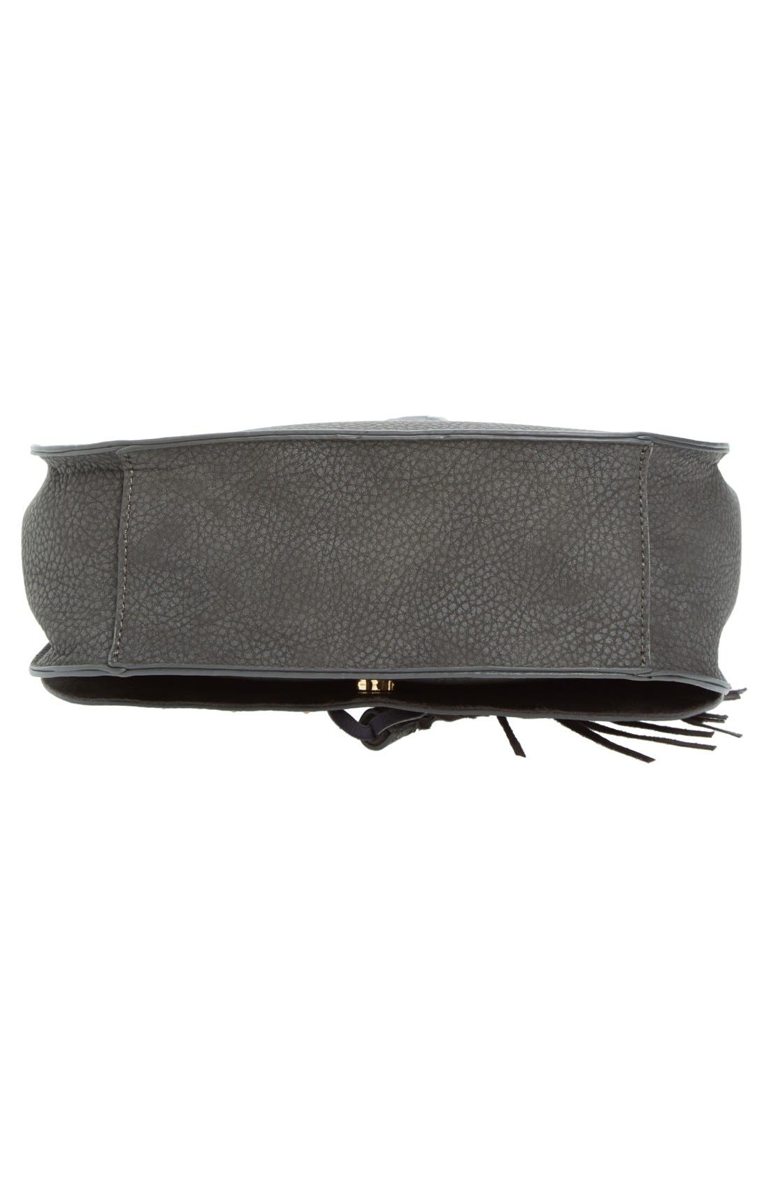 Steve Madden 'B Swiss' Faux Leather Saddle Bag, Alternate, color, 