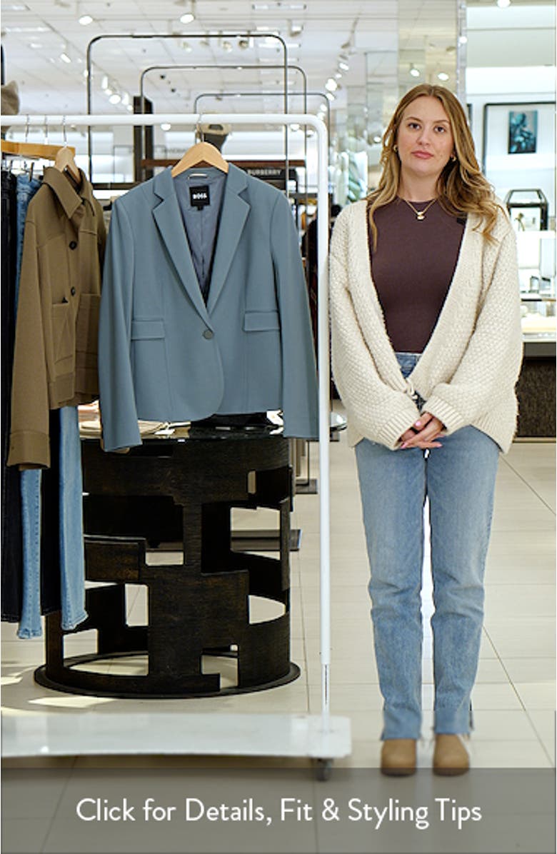 Jia Water Repellent Blazer, sales video thumbnail