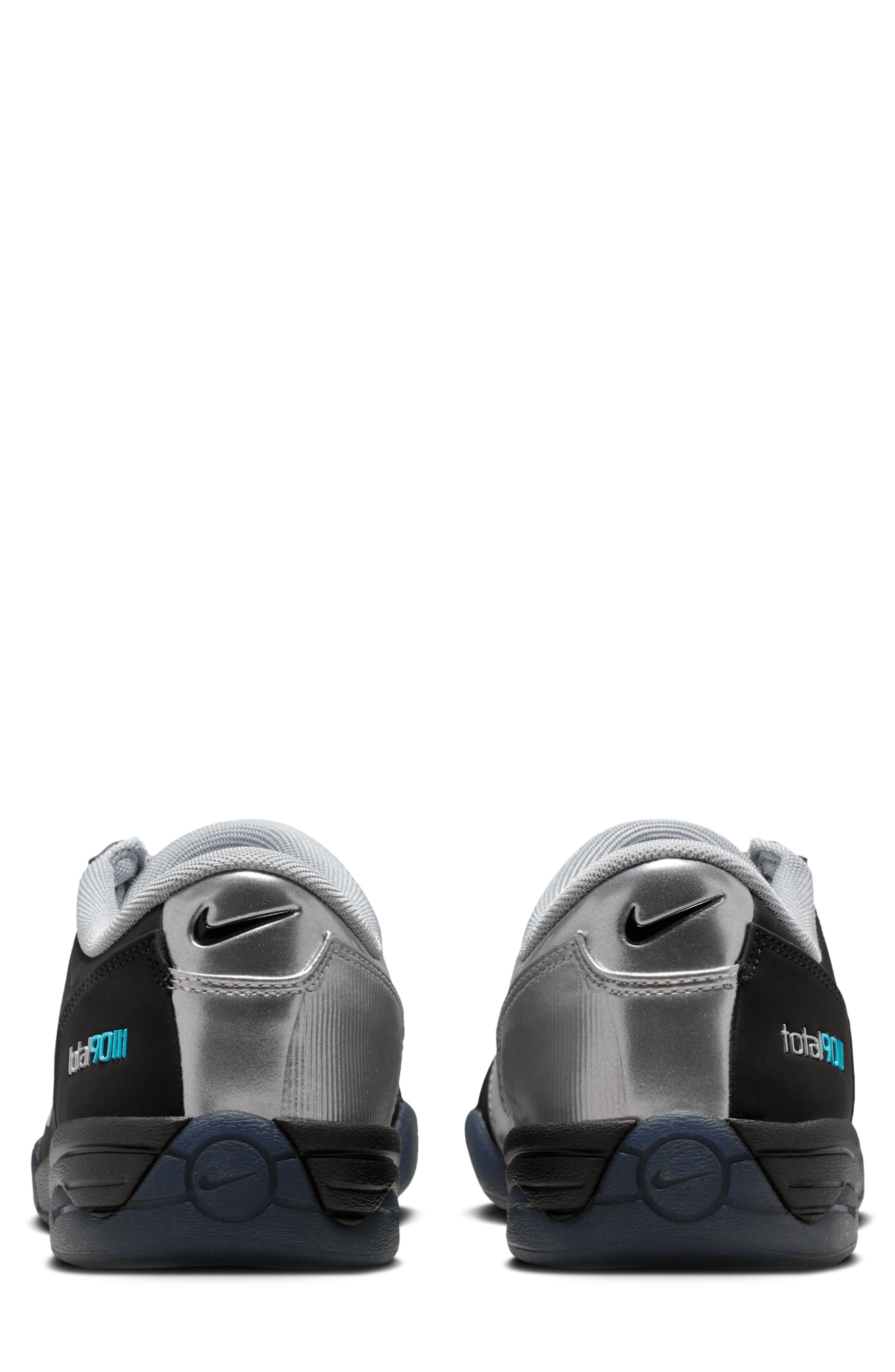 Total 90 Soccer Sneaker, Alternate, color, BLACK/ GAMMA BLUE/ SILVER