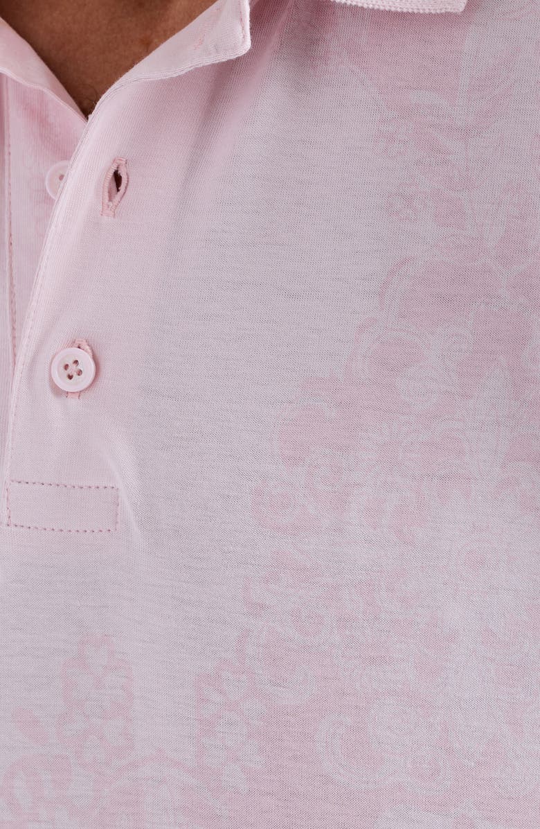 Robert Graham Linford Cotton Polo, Alternate, color, Light Pink