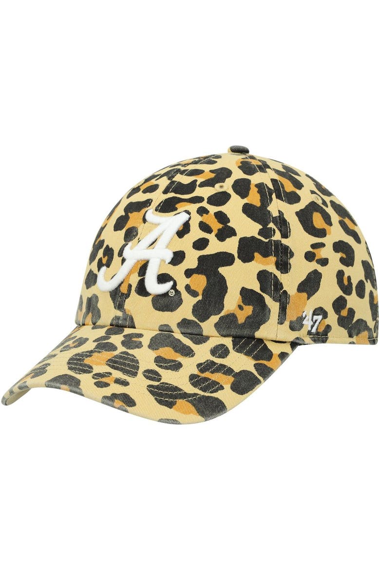 Women's '47 Gold Alabama Crimson Tide Bagheera Clean Up Adjustable Hat, Main, color, Gold