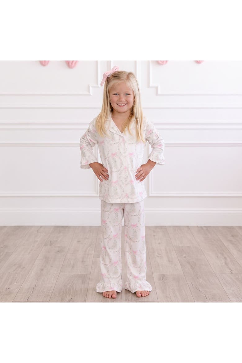 Christmas Tree Two-Piece Set, Alternate, color, Ivory