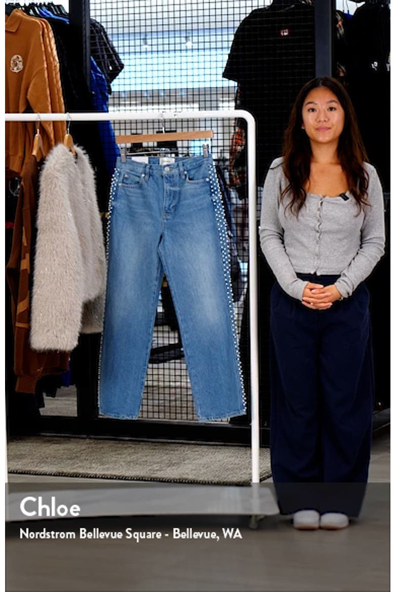 Atelier Le Jane High Waist Ankle Straight Leg Jeans video