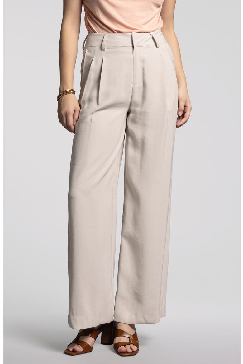 Lacy Straight Leg Pants, Main, color, SOFT GREY