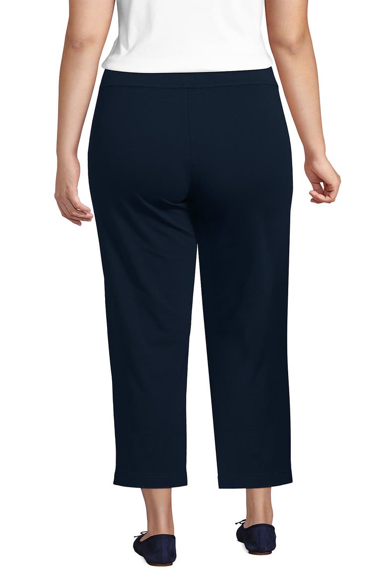 Starfish Mid Rise Pull On Crop Pants, Alternate, color, Radiant Navy