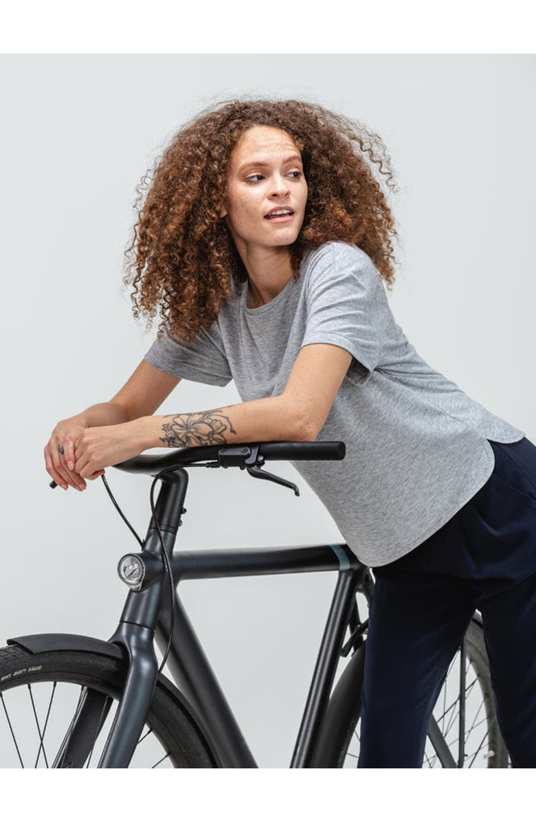 Ministry of Supply Women's Composite Merino V-Neck Tee, Alternate, color, 