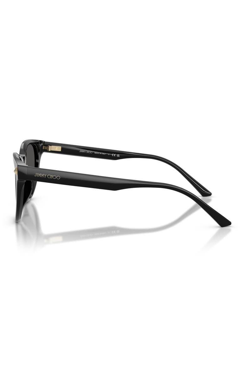 Trace 53mm Phantos Sunglasses, Alternate, color, BLACK / DARK GREY