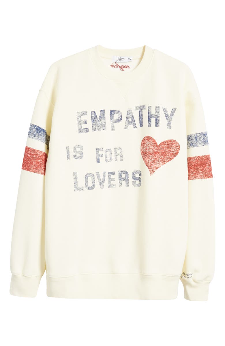 THE MAYFAIR GROUP Empathy Is for Lovers Graphic Sweatshirt, Alternate, color,