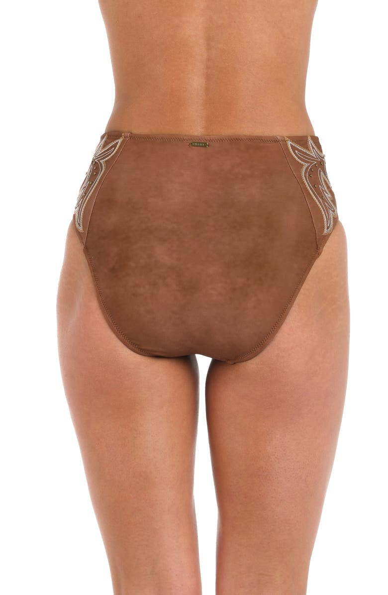 L'AGENCE Vanessa Bolero Bikini Bottoms, Alternate, color, Bronze