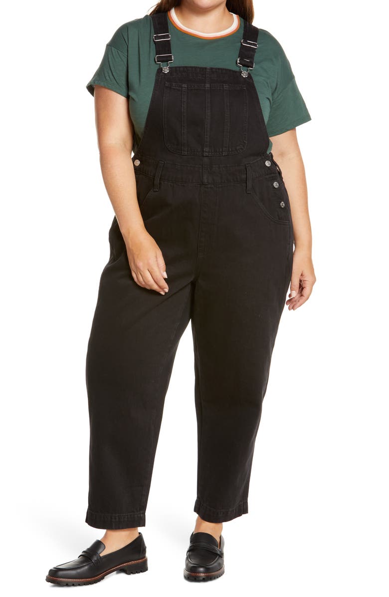 Madewell Straight Leg Overalls, Main, color,