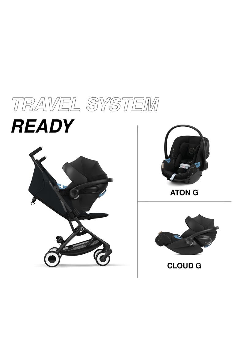 Libelle 2 Ultracompact Lightweight Travel Stroller, Alternate, color, MAGIC BLACK