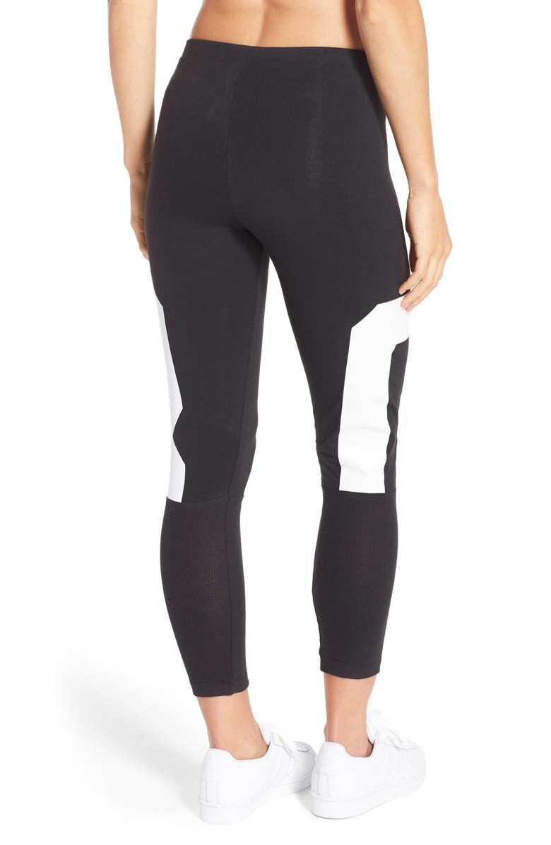 adidas Stretch Cotton Leggings, Alternate, color,