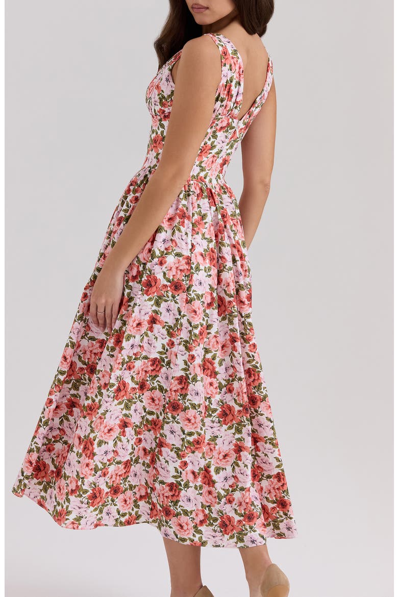 emmelina corset dress House Of Cb Emmelina Cotton Corset Dress