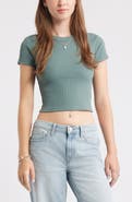 BP. Compact Rib Crop Baby Tee
