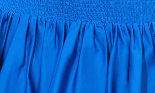 Alice And Olivia Alice + Olivia Arden Drop Waist Bubble Hem Skirt In Blue