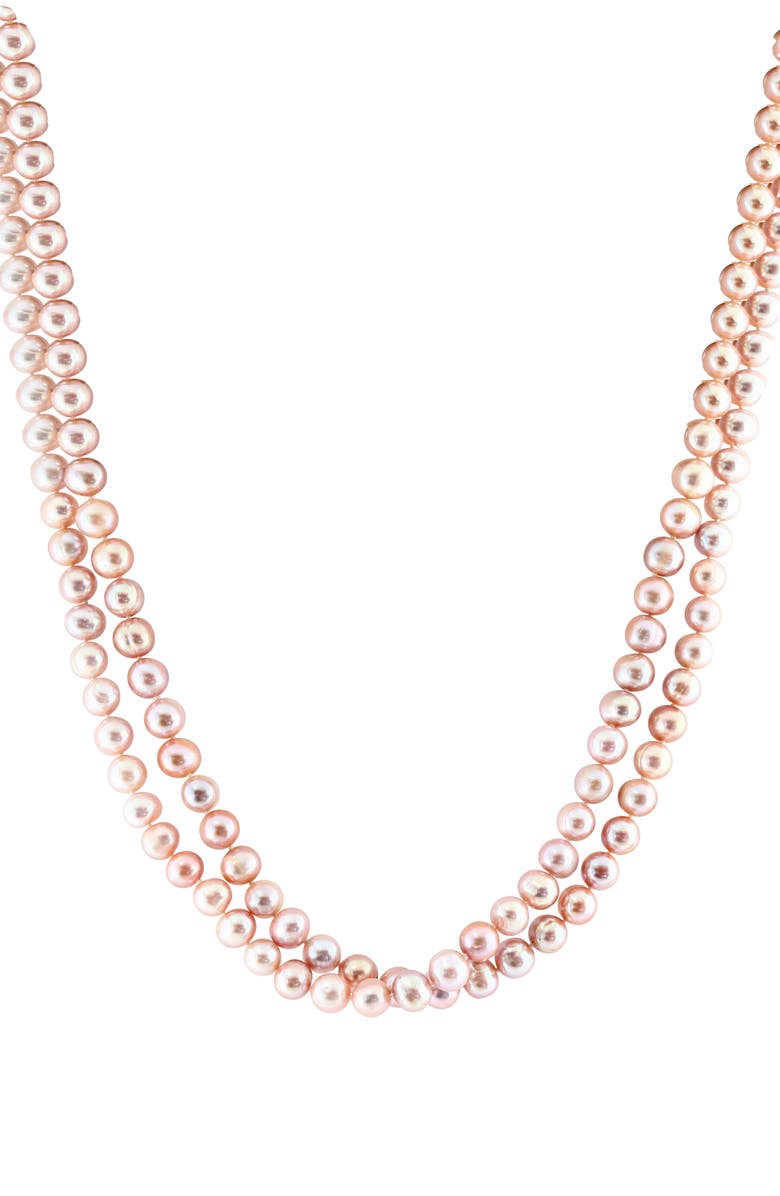 EFFY Sterling Silver Freshwater Pearl Necklace, Main, color, 