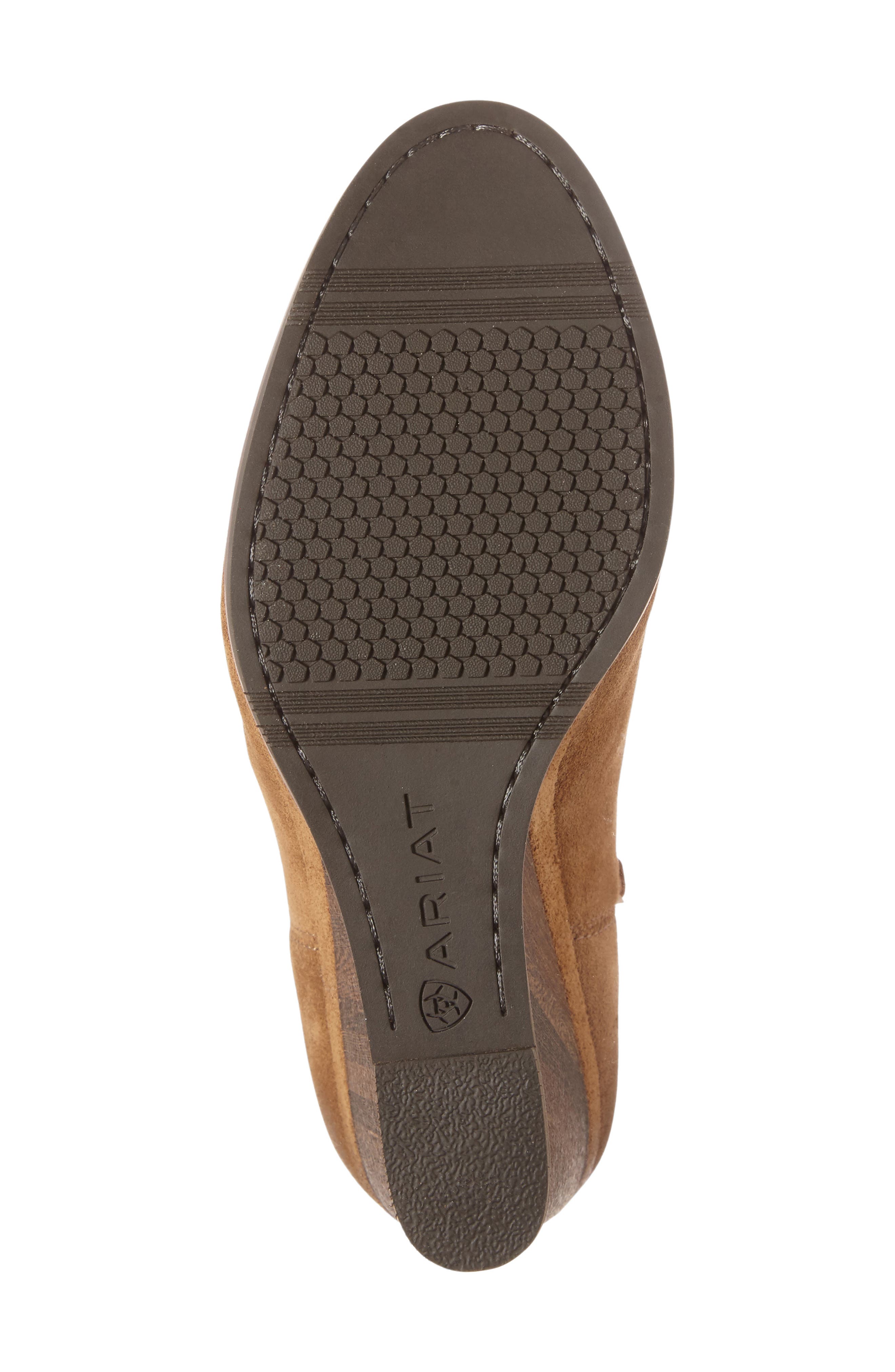 Belle Wedge Bootie, Alternate, color, SAND LEATHER