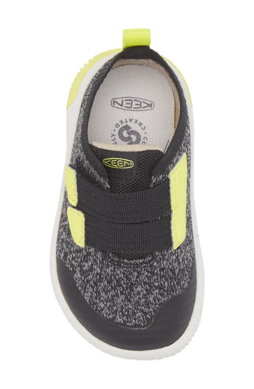 Keen Kids' Knx Knit Sneaker In Black/evening Primrose