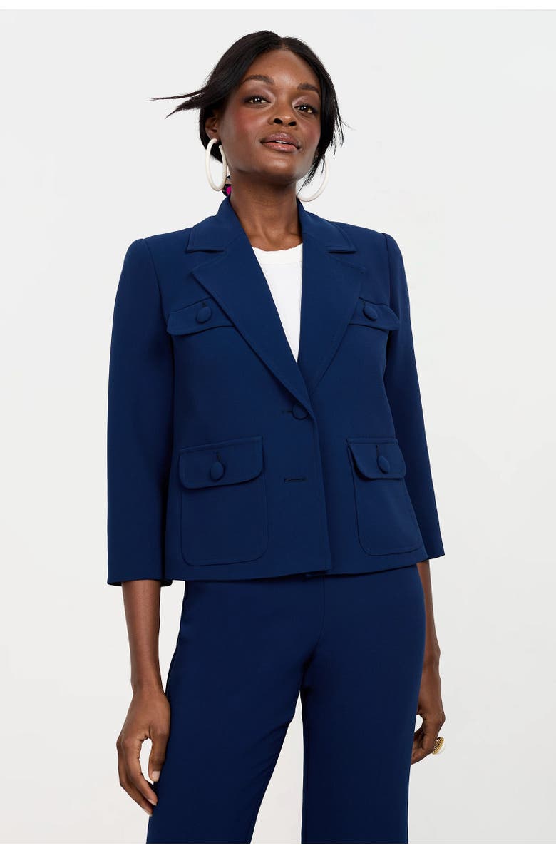 Trina Turk Bicocca Patch Pocket Jacket, Alternate, color,