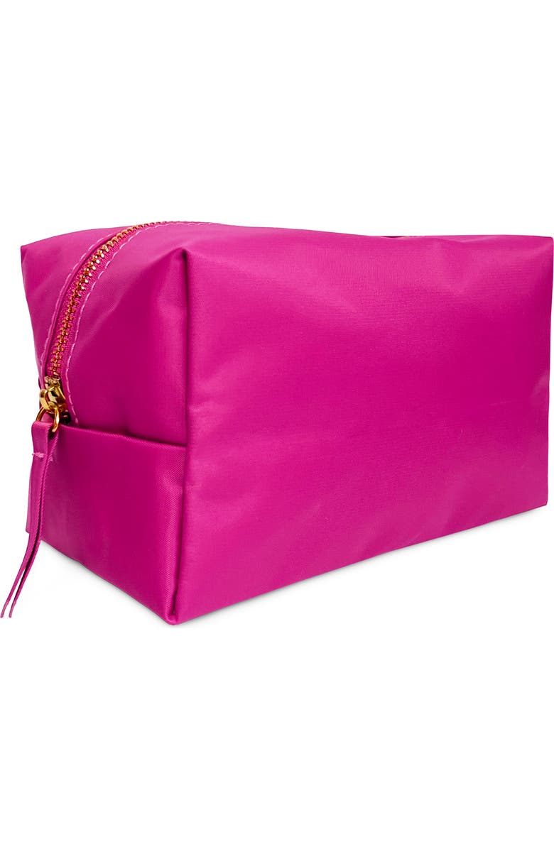 Youzey The Rouge Cosmetic Bag, Main, color, Hot Pink