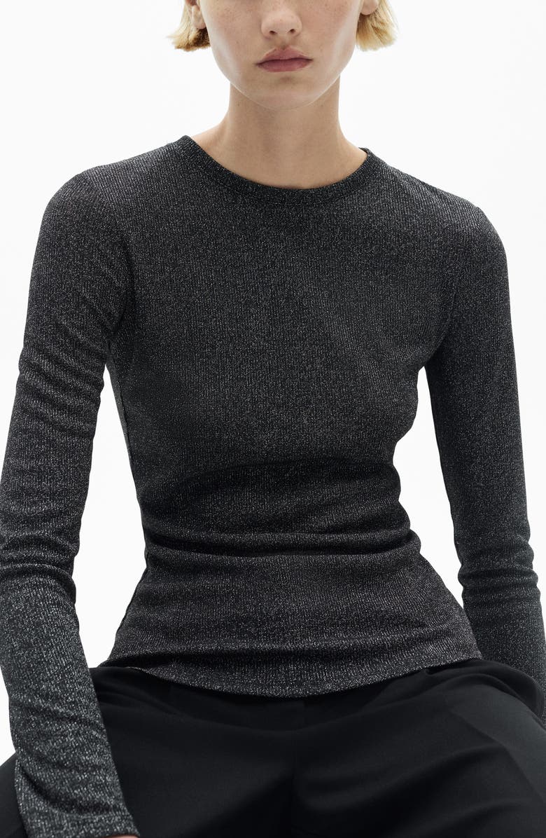 MANGO Metallic Top, Alternate, color, 
