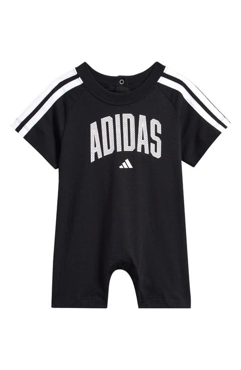 3-Stripes Raglan Sleeve Romper (Baby)