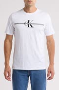 Calvin Klein Repeat Tape Layer Logo Graphic T-Shirt