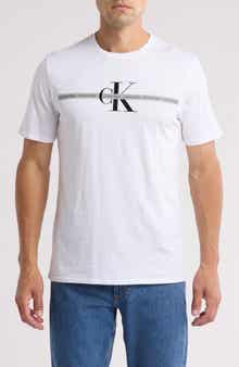 Calvin Klein Repeat Tape Layer Logo Graphic T-Shirt