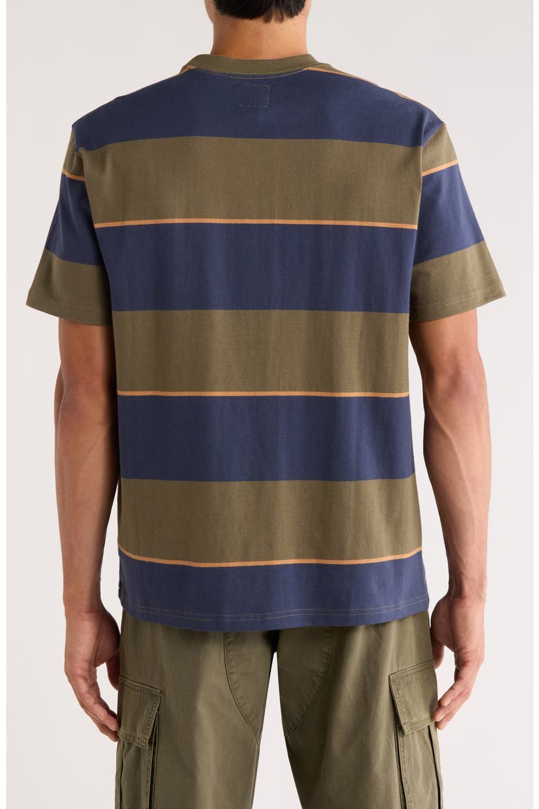 Dayshift Stripe Cotton Pocket T-Shirt, Alternate, color, MOODY BLUE