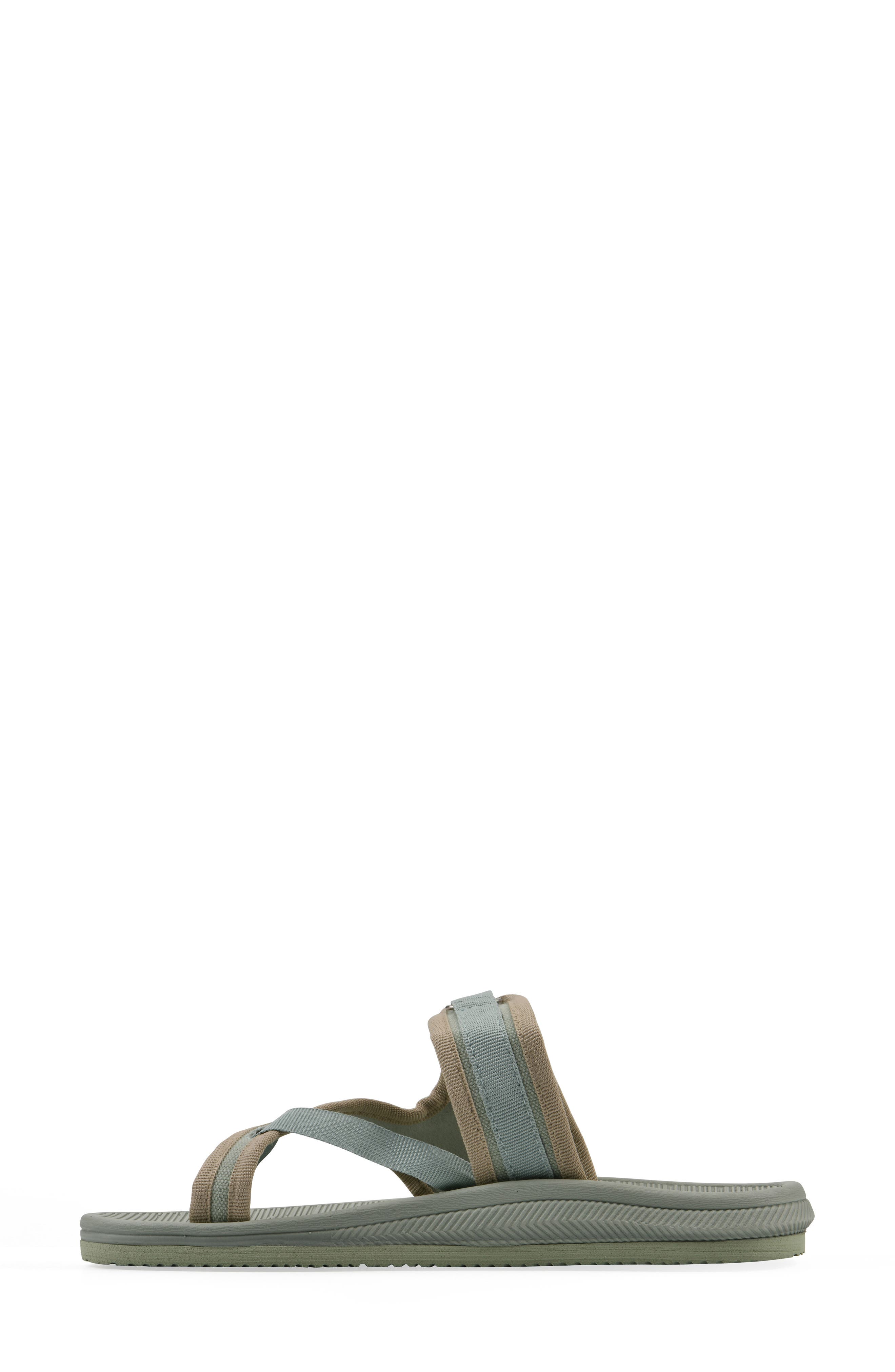 Basket Woven Slide Sandal, Alternate, color, SAGE SANDALWOOD FABRIC