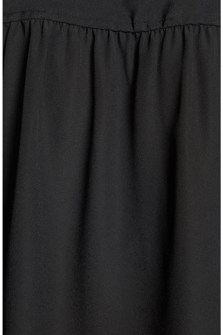 Chain Neck Blouse, Alternate, color, BLACK