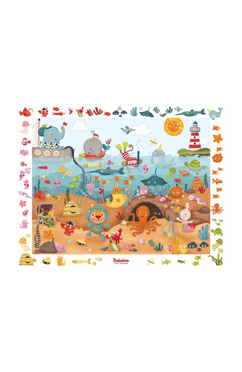 Bababoo and friends<sup>®</sup> Underwater Search-and-Find Puzzle Game, Main, color, Multi / Blue