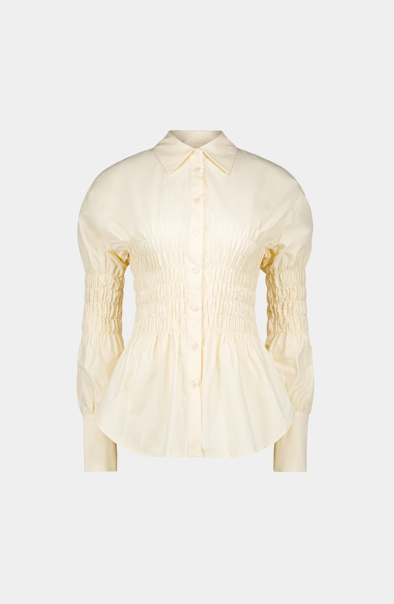 SAEMDI Lou Shirt, Main, color, Pale Yellow