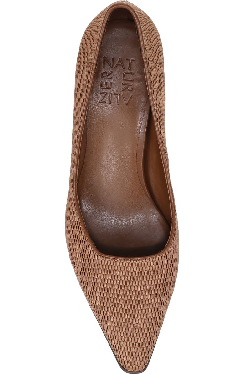 Naturalizer Tylan Pump, Alternate, color, Walnut Brown Faux Raffia